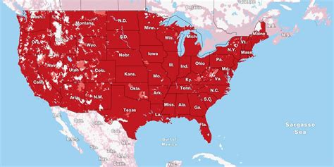 verizon wireless coverage map.